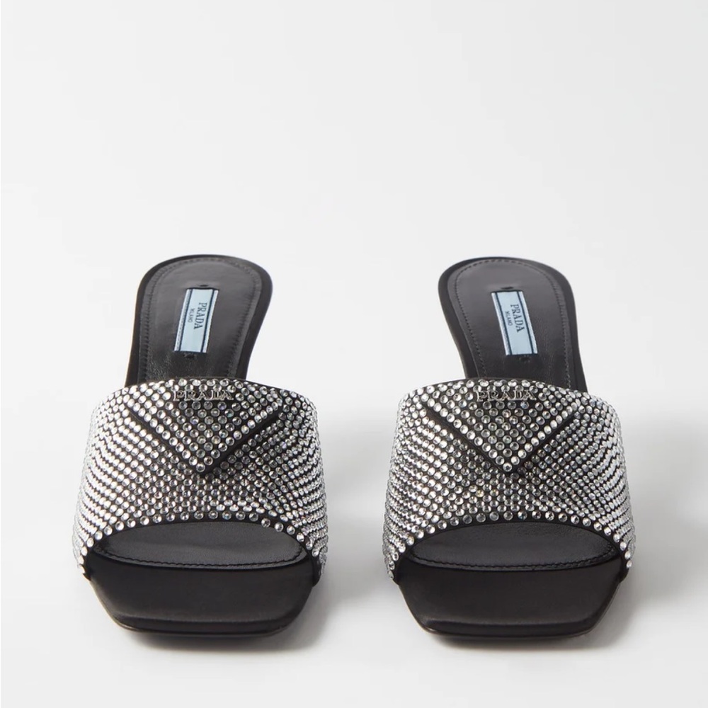 New Prada Crystal embellished mule 37 $1,695 - Picture 5 of 15